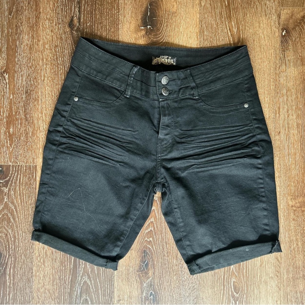 d.jeans Vintage Black Denim Shorts